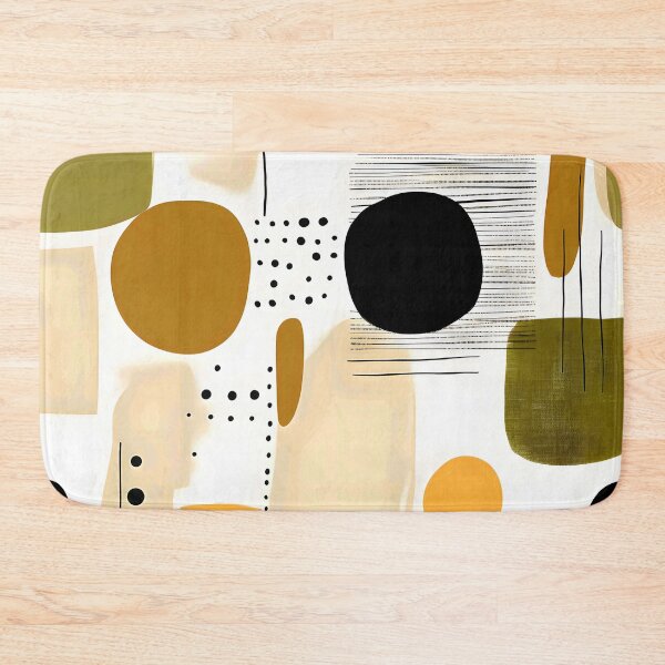 Item preview, Mid-Century Modern Abstract Designs In Earthtones And Green designed and sold by DEC02.