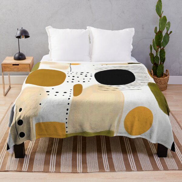 Item preview, Mid-Century Modern Abstract Designs In Earthtones And Green designed and sold by DEC02.