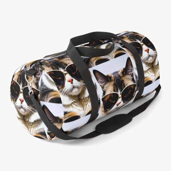 Item preview, Animals - Tricolor Cat in Retro Sunglasses, Cool and Detached Internet Meme Humor designed and sold by World-Pets.