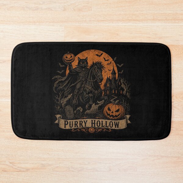 Item preview, Black Cat Headless Horseman - Purry Hollow designed and sold by Nacho Average Designs.