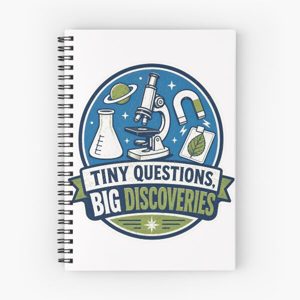 Item preview, Tiny Questions Big Discoveries – Science Explorer Badge designed and sold by suechtmpoa.