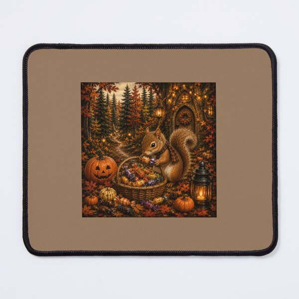 Item preview, A Squirrel Gathering Wrapped Candies designed and sold by Novel Works Studio.