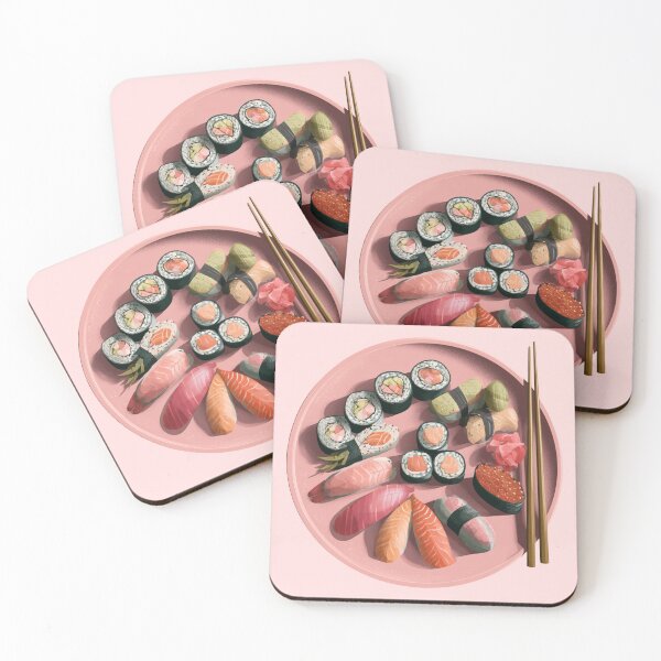 Item preview, Sushi Plate designed and sold by bubblyrainbow.