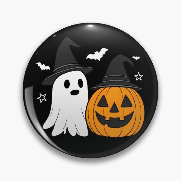 Item preview, Spooky Ghost And Pumpkin designed and sold by Poopielandia.