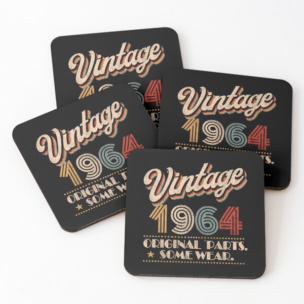 Item preview, Vintage 1964 Original Parts Some Wear Retro Birthday Gift Design designed and sold by msaloyach.
