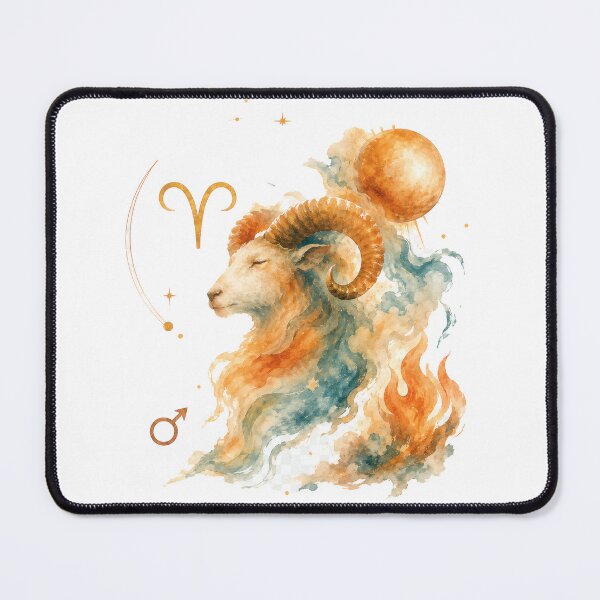 Item preview, Aries Watercolor Zodiac Spirit designed and sold by NucciCollective.