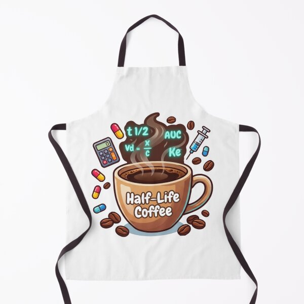 Item preview, Half-Life Coffee | Funny Pharmacokinetics Pharmacy Design designed and sold by ElShubrawy.