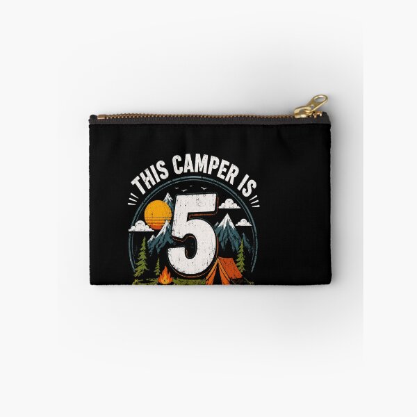 Item preview, This Camper Is 5 Fifth Birthday Camping Adventure Party Design designed and sold by msaloyach.