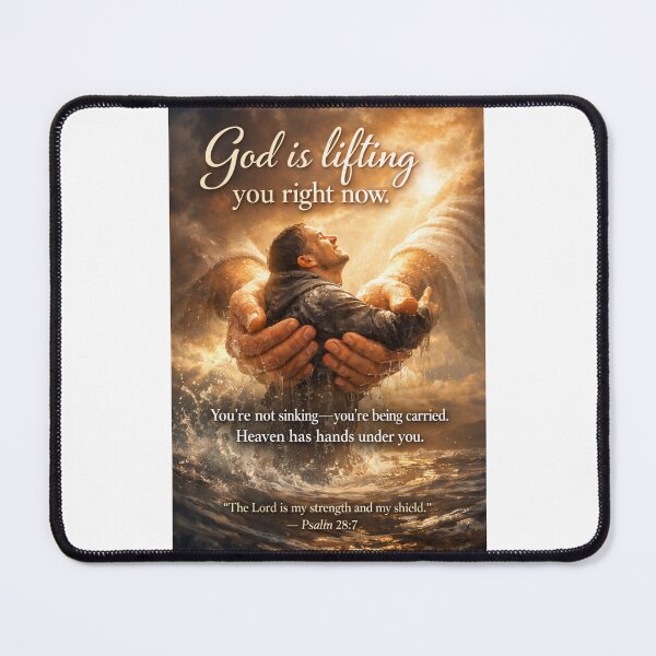 Item preview, God Is Lifting You Right Now — Psalm 28:7 | Faith Wave Ministries designed and sold by MastersDesignNk.