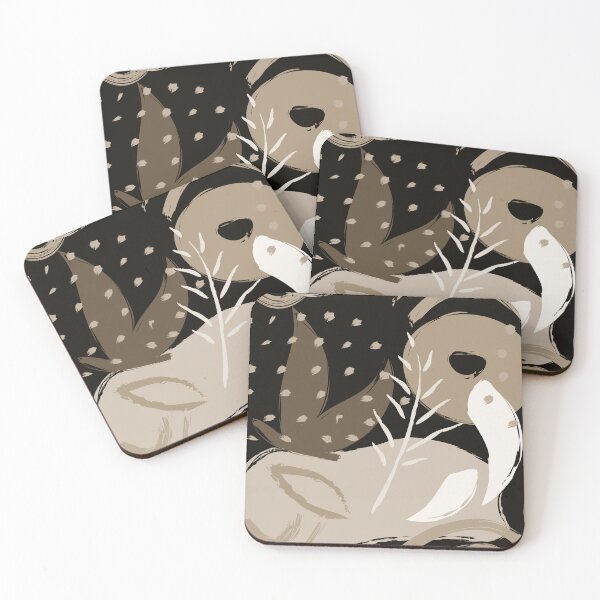 Item preview, Sepia Earth Tones Black And White Modern Abstract  designed and sold by DEC02.