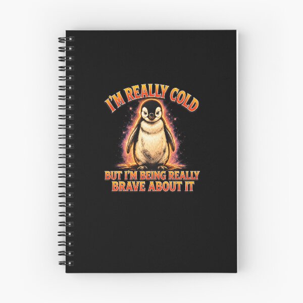 Item preview, Brave Cold Penguin Winter Animal Joke designed and sold by elderberry.