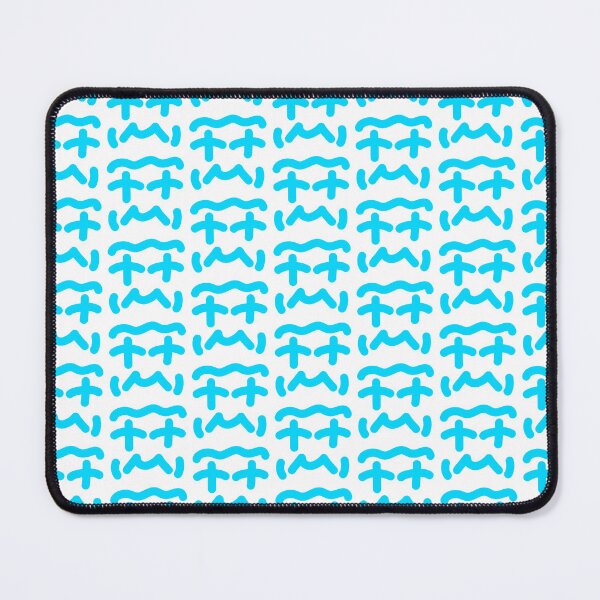 Item preview, Turquoise Abstract Doodle Face – Minimalist Hand-Drawn Character designed and sold by felipemaldonadoart.