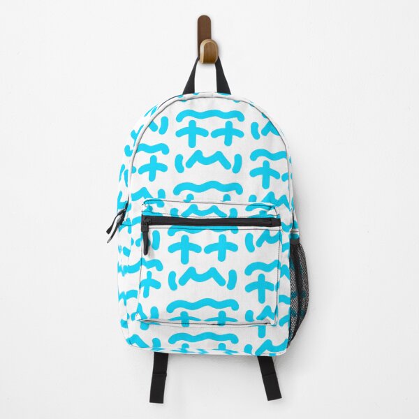 Item preview, Turquoise Abstract Doodle Face – Minimalist Hand-Drawn Character designed and sold by felipemaldonadoart.