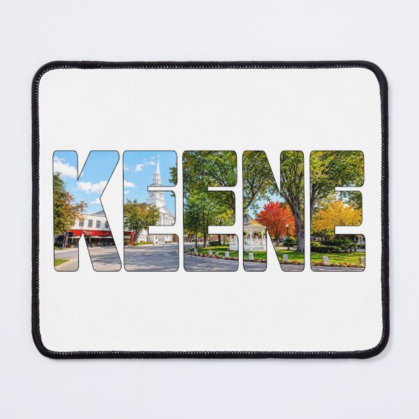 Item preview, KEENE - Cheshire County New Hampshire Central Square White Church designed and sold by Adam Gormley.