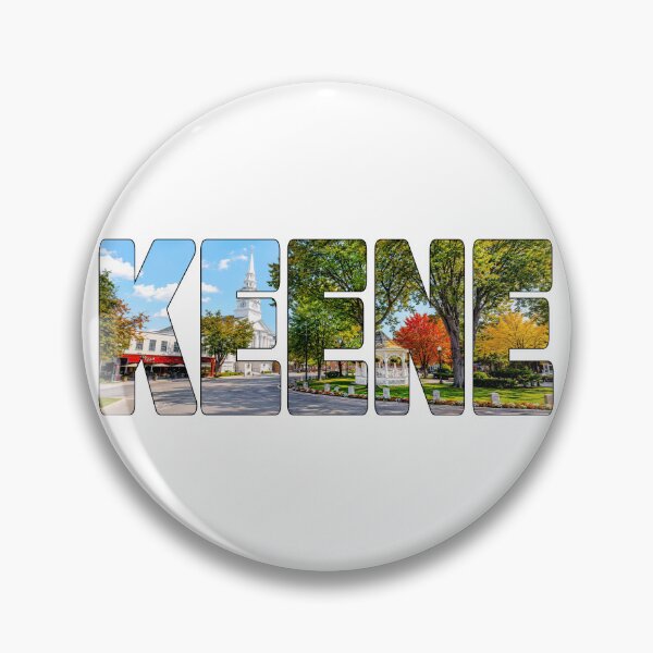 Item preview, KEENE - Cheshire County New Hampshire Central Square White Church designed and sold by Adam Gormley.