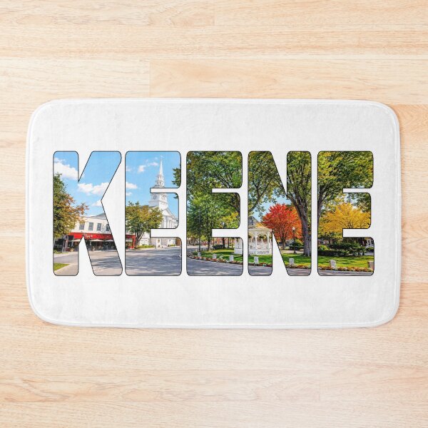 Item preview, KEENE - Cheshire County New Hampshire Central Square White Church designed and sold by Adam Gormley.
