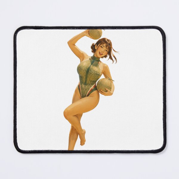 Item preview, Melon Summer Pin Up Girl | Cute Vintage Fruit Swimsuit Original Illustration designed and sold by Cosplayvintage.