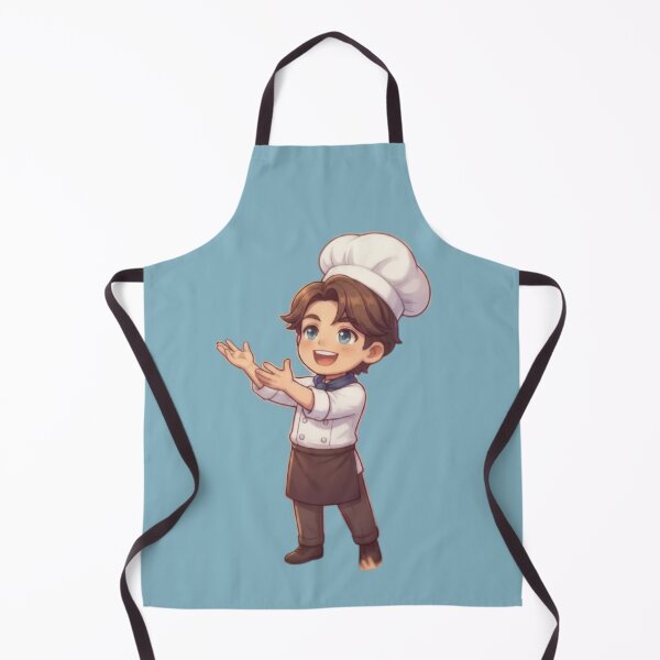 Item preview, Design of a happy little chef pointing at the pastry shop designed and sold by Azurart2.