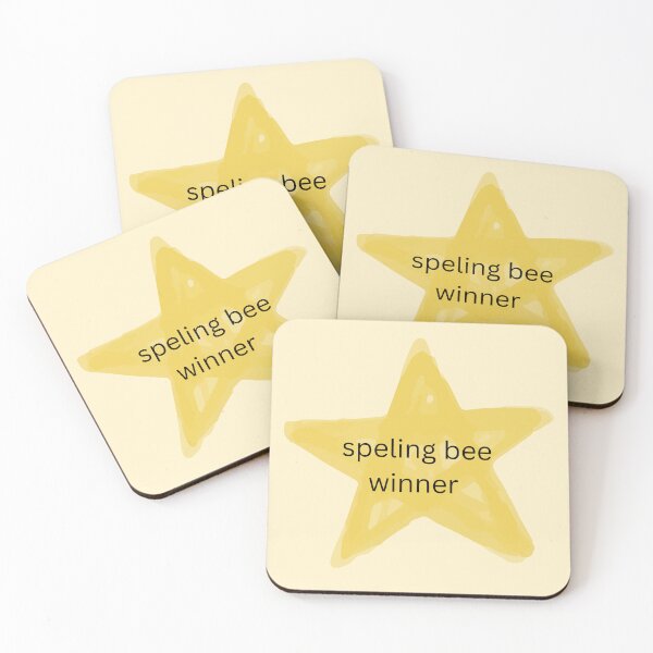 Item preview, Spelling Bee Winner Sarcastic Star Graphic designed and sold by trashgirl99.