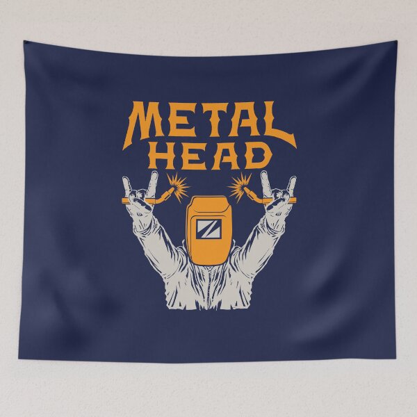 Item preview, Metal Head Funny Welder Welder's Helmet  designed and sold by jaygo.