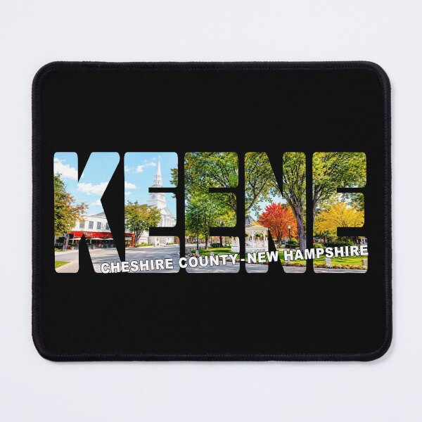 Item preview, KEENE Cheshire County New Hampshire - Central Square White Church designed and sold by Adam Gormley.