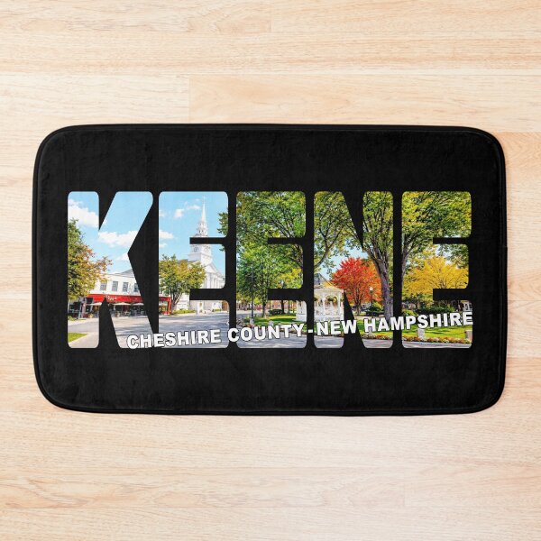 Item preview, KEENE Cheshire County New Hampshire - Central Square White Church designed and sold by Adam Gormley.