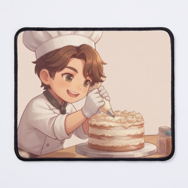 Item preview, Pastry student decorating a cake with cream designed and sold by Azurart2.