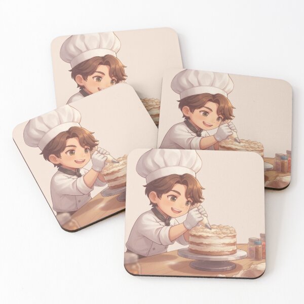 Item preview, Pastry student decorating a cake with cream designed and sold by Azurart2.