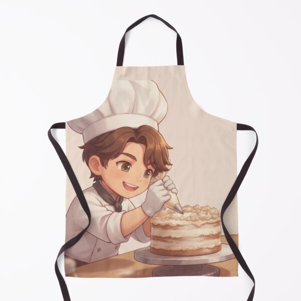 Item preview, Pastry student decorating a cake with cream designed and sold by Azurart2.