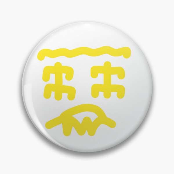 Item preview, Yellow Abstract Doodle Face – Playful Minimalist Character Illustration designed and sold by felipemaldonadoart.