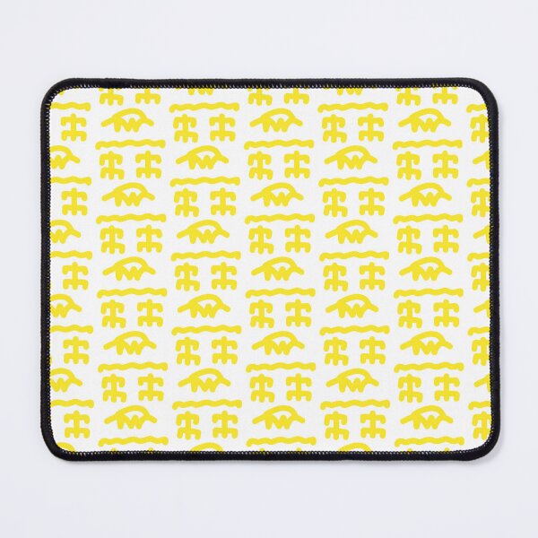 Item preview, Yellow Abstract Doodle Face – Playful Minimalist Character Illustration designed and sold by felipemaldonadoart.