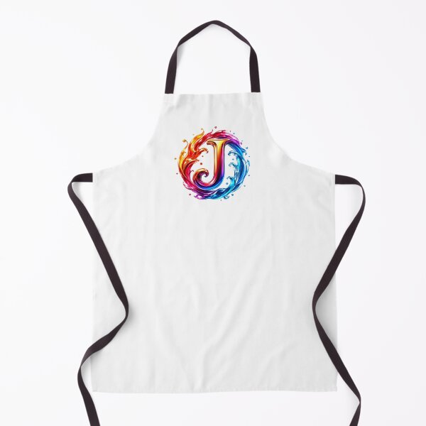Item preview, AquaFlare Chromaflow Letter J designed and sold by BlissBlvdShop.