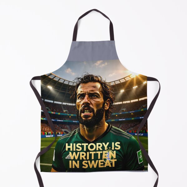 Item preview, History Is Written In Sweat World Cup Final Memorabilia: Heroic Stadium Victory Poster designed and sold by Creative-RE.