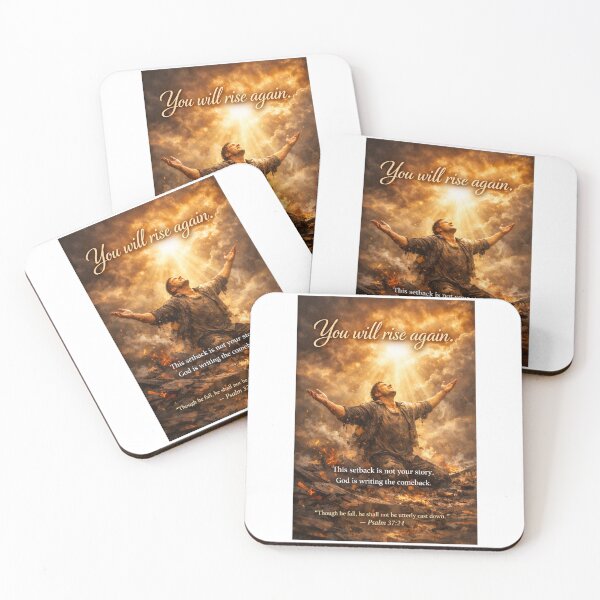 Item preview, You Will Rise Again — Psalm 37:24 | Faith Wave Ministries designed and sold by Faithwave Hope & Haven.