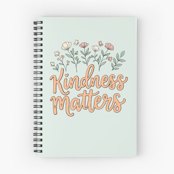 Item preview, Kindness Matters Floral Quote designed and sold by NosandEdgy.
