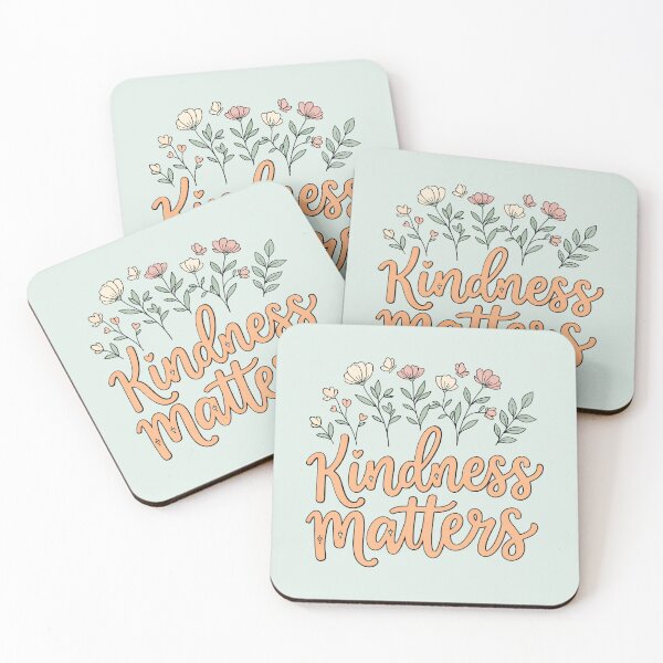 Item preview, Kindness Matters Floral Quote designed and sold by NosandEdgy.
