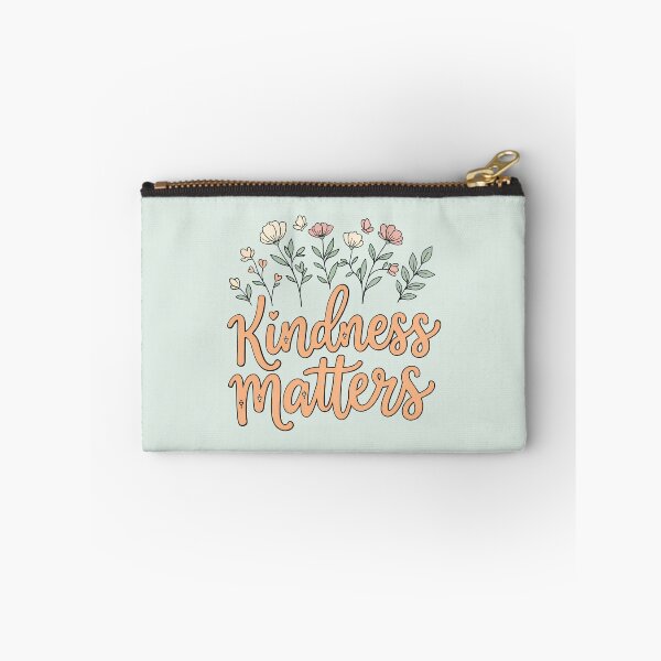 Item preview, Kindness Matters Floral Quote designed and sold by NosandEdgy.