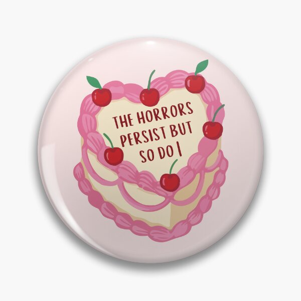 Item preview, the horrors persist but so do I - vintage cake designed and sold by PeachyLitchi.