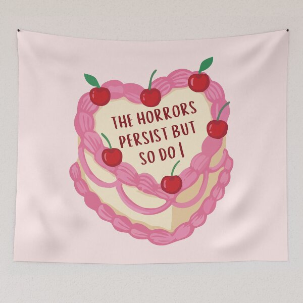 Item preview, the horrors persist but so do I - vintage cake designed and sold by PeachyLitchi.