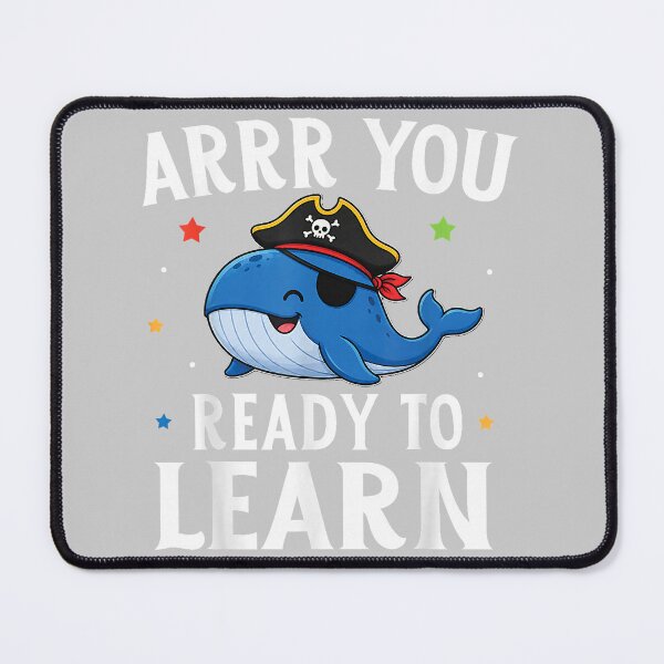Item preview, ARRR You Ready to Learn Funny Whale Teacher Pirate Day designed and sold by mjohnson9.
