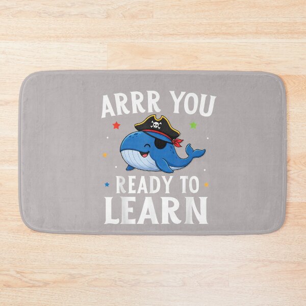 Item preview, ARRR You Ready to Learn Funny Whale Teacher Pirate Day designed and sold by mjohnson9.