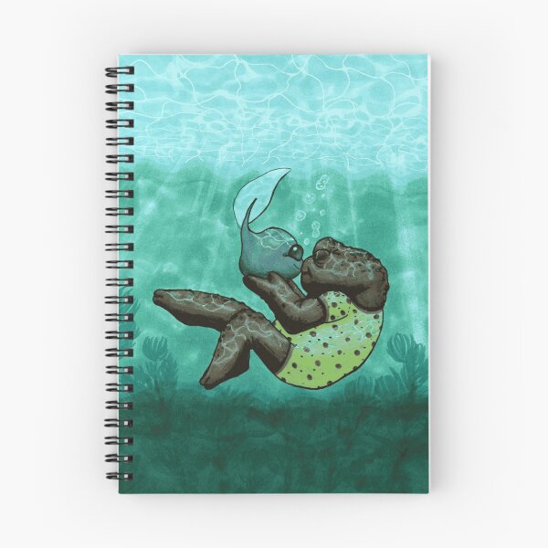 Item preview, Cute Swimming Frog and Tadpole Underwater Pond Art designed and sold by Dapper-Frog.