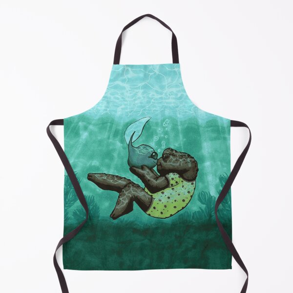 Item preview, Cute Swimming Frog and Tadpole Underwater Pond Art designed and sold by Dapper-Frog.