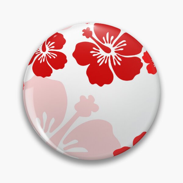 Item preview, Red Hibiscus floral pattern by RKTOPIC  designed and sold by RKTopic.