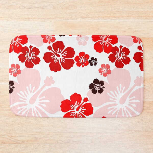Item preview, Red Hibiscus floral pattern by RKTOPIC  designed and sold by RKTopic.