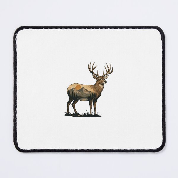 Item preview, Deer Yellowstone National Park Digital Art designed and sold by Mountainman420.