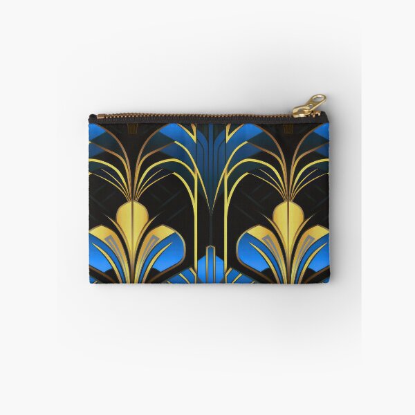Item preview, Sky Blue And Golden Hues Art Deco Pattern designed and sold by DEC02.
