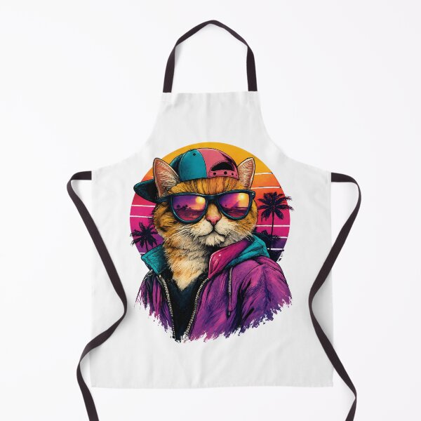 Item preview, Retro Vaporwave Cat designed and sold by VerdePegajoso.