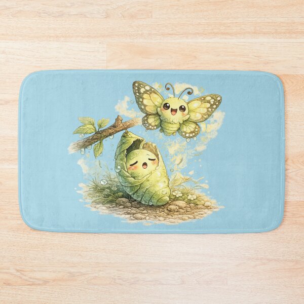 Item preview, Chibi Butterfly Illustration – Cute Chrysalis Transformation Growth Art designed and sold by MagicMakerPh.