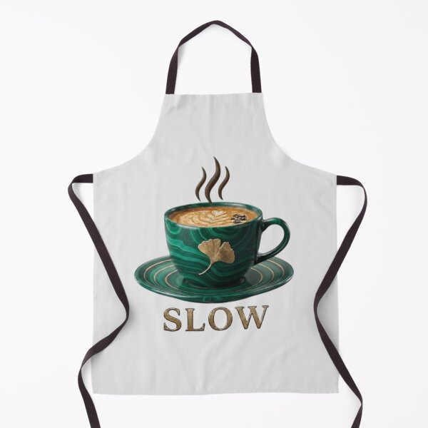 Item preview, Deep Jade Slow Coffee Ritual designed and sold by Northern Glow Art.